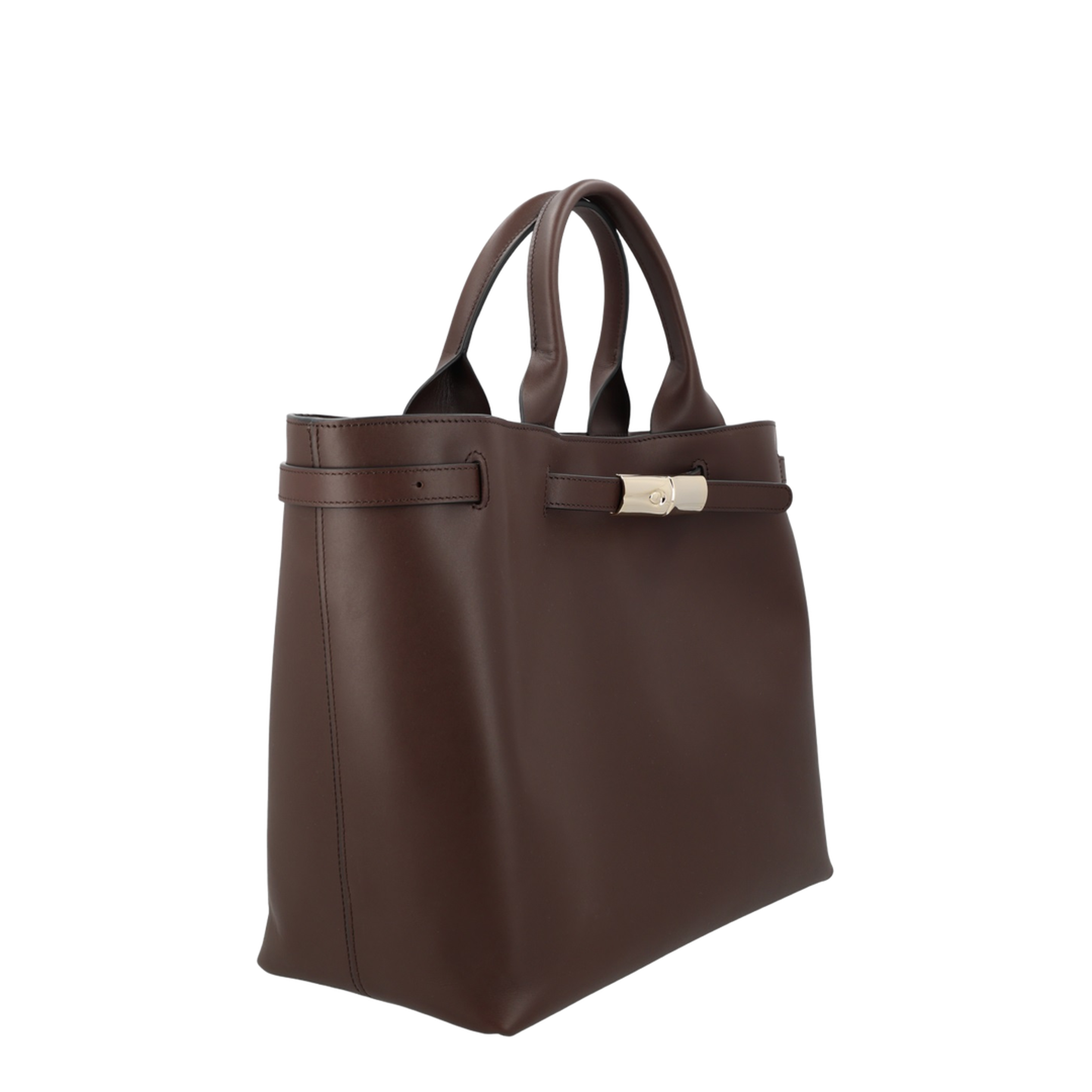 Smart L Handbag Mocha - Leather - Image 2