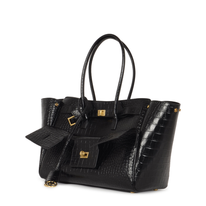 Carry All Bel Air Medium Bag in Black - Image 3