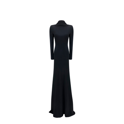 Long Evening Dress with Long Sleeves - Image 1