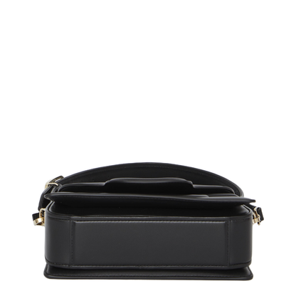 Black Leather Shoulder Bag - Image 4