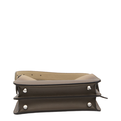 Peekaboo ISeeU Small Leather Shoulder Bags - Beige - Image 3