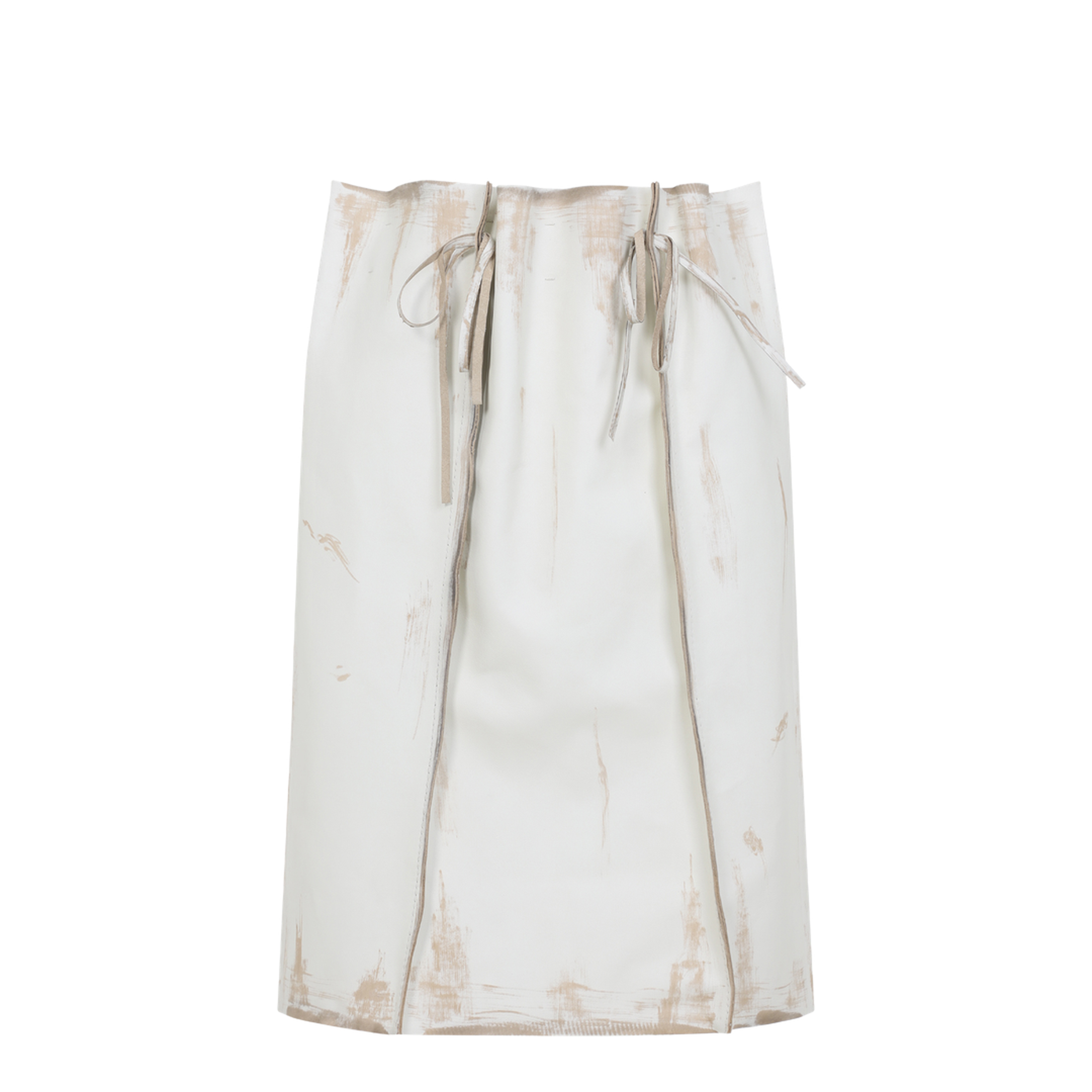 Calf Leather Midi Skirt - Image 2