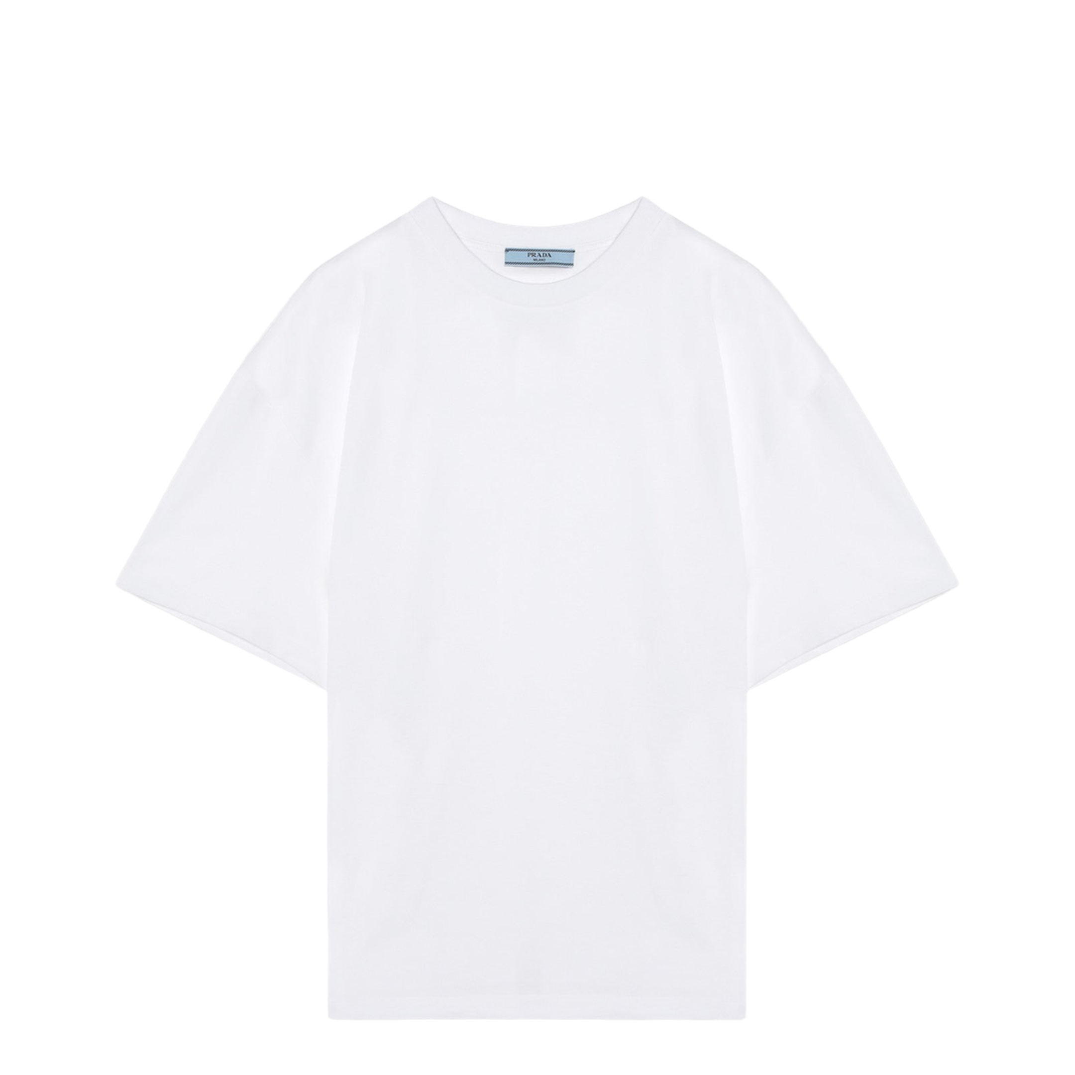White Cotton T-Shirt - Image 1