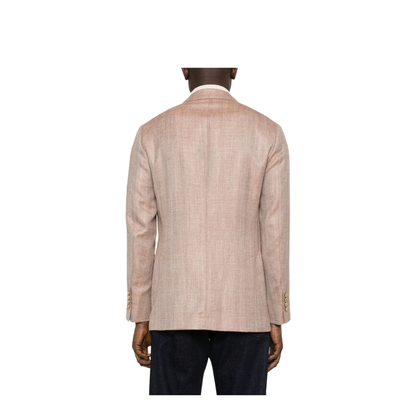 Double Breasted Jacket Orange - Image 3