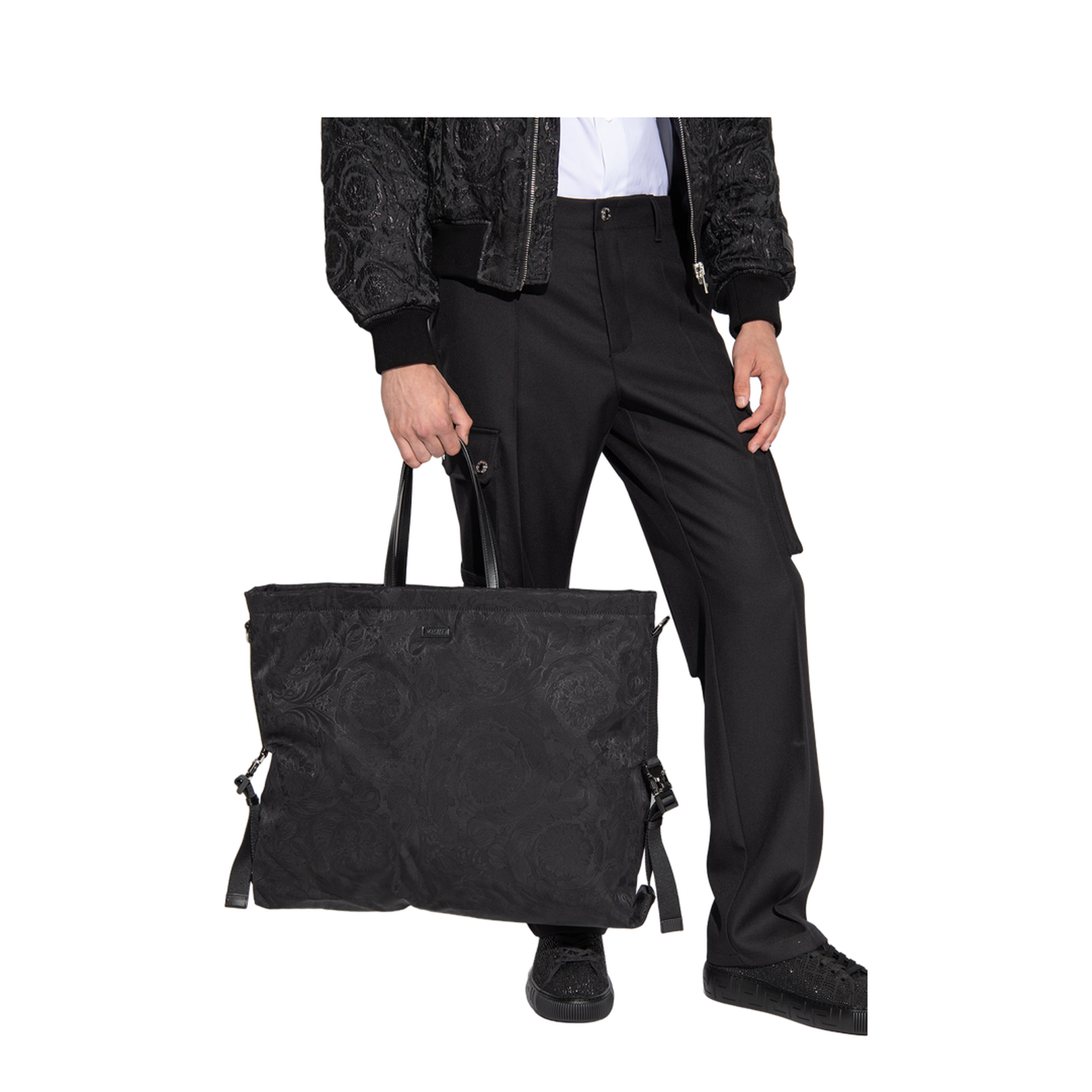 Classic Black Shopper Bag - Image 5