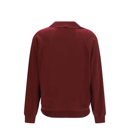 Virgin Wool Cardigan with a Collar - Image 2