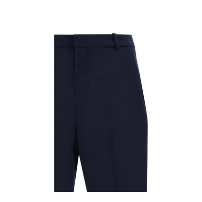 Pleated Wool Trousers - Image 3
