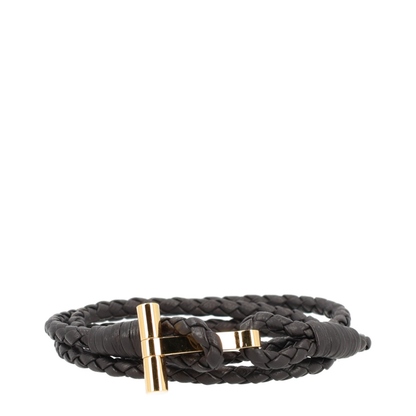 Braided Leather Bracelet - Image 1