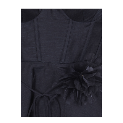 Luna Ruffle Mini Dress - Image 3
