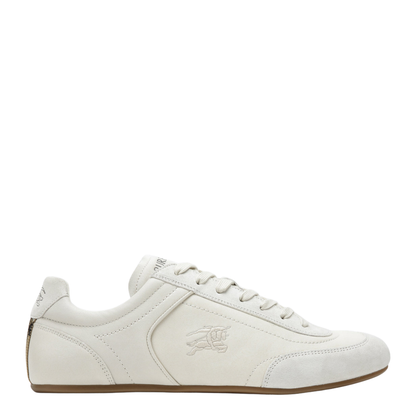 Beige Leather Knight Runner Trainers - Image 1