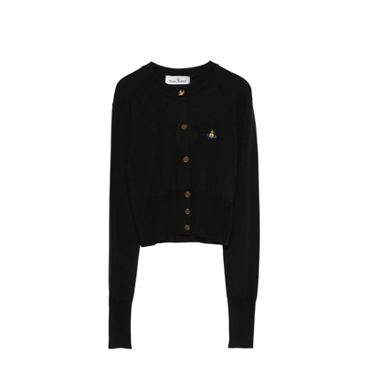 Silk Blend Cropped Cardigan - Image 1