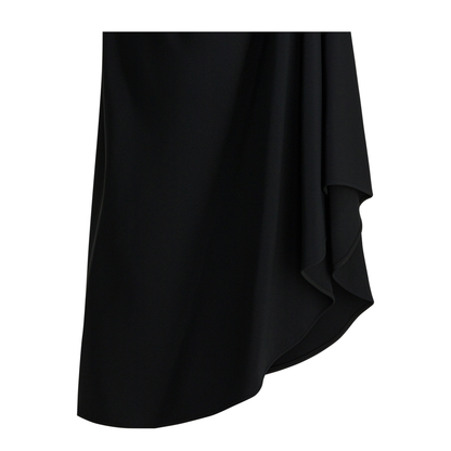 Draped Crepe Cady Midi Skirt - Image 4