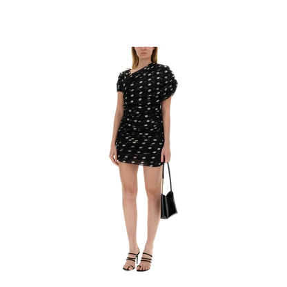 Silk Dress with Polka Dot Pattern - Image 2