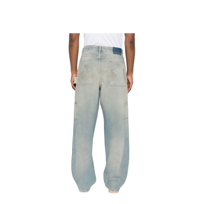 Destroyed Denim Cotton Jeans - Image 3