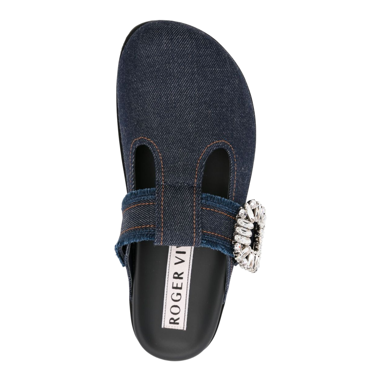 Slidy Mules in Denim - Image 4