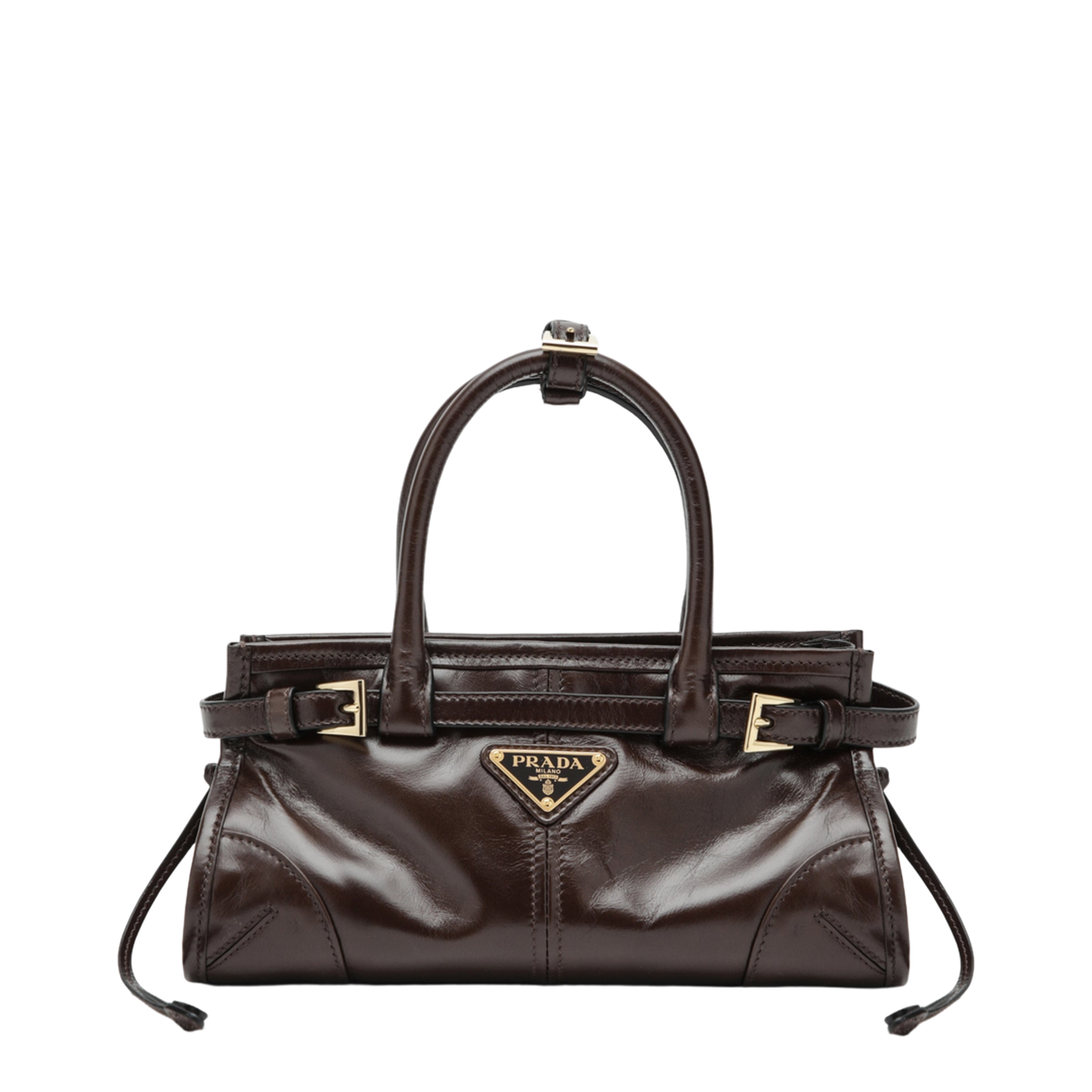Bonnie Mini Calfskin Mini Handbag - Dark Brown - Image 1