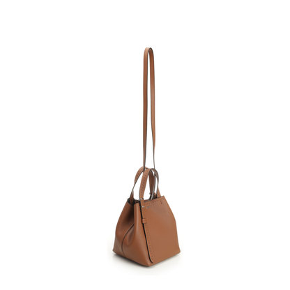 ARCHETIPO XS SHOULDER BAG LEATHER BROWN - Image 2