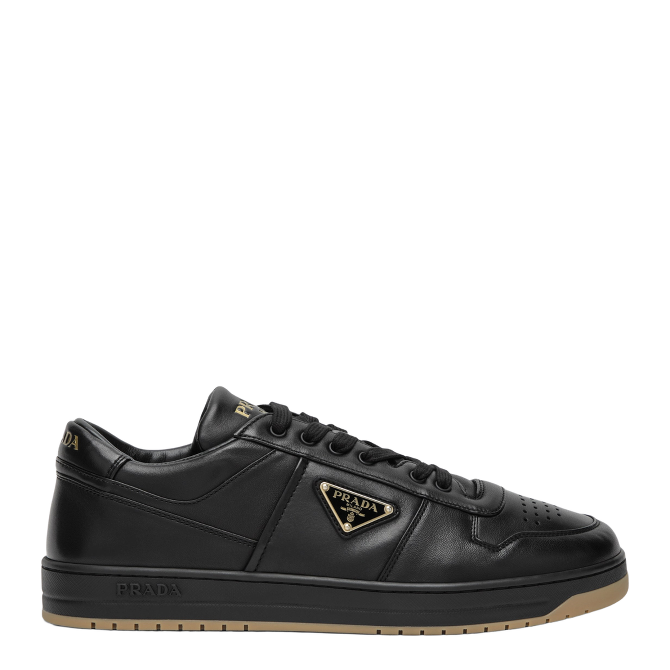 Black Downtown Sneakers in Nappa Leather - Image 1