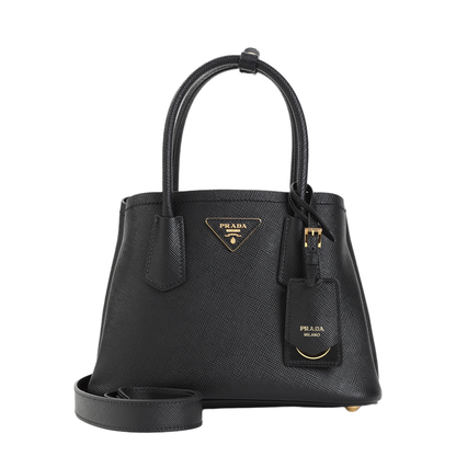Black Leather Handbag - Image 3