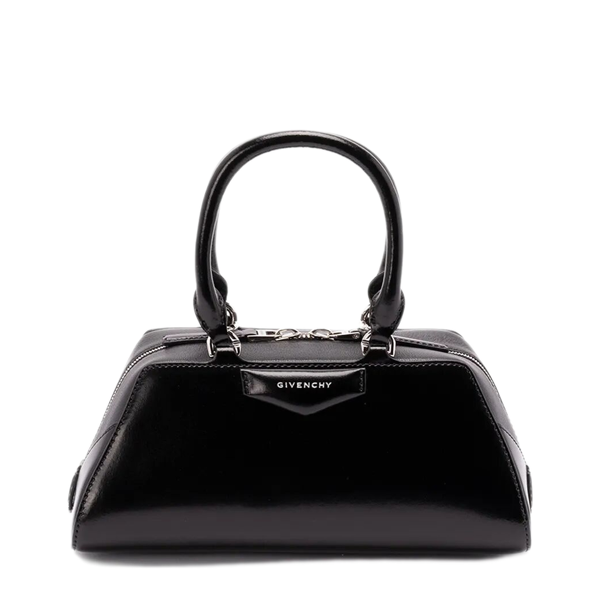 Antigona Mini Calfskin Handbag - Black - Image 1
