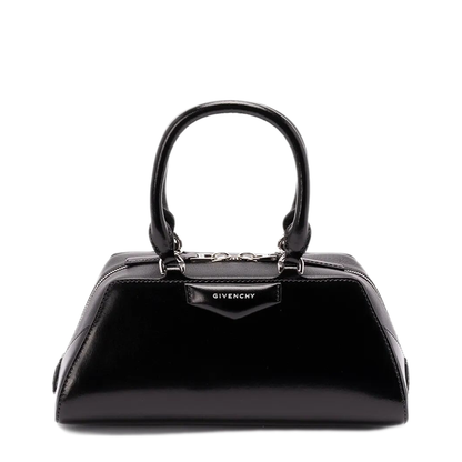 Antigona Mini Calfskin Handbag - Black - Image 1