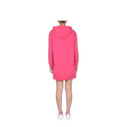 Dress with Multicolor Flocked Logo - Image 3