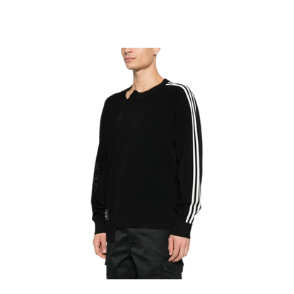 Logo Perforated Knit Sweater - Image 4