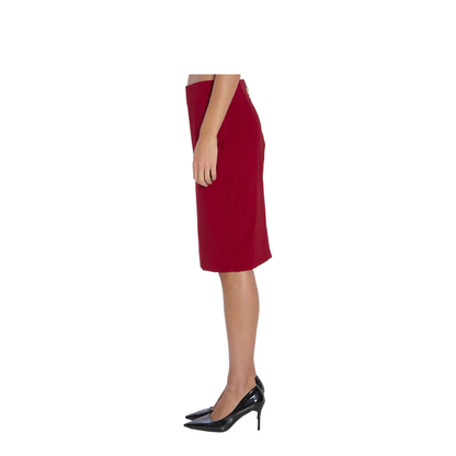 Pencil Skirt in Red - Image 2