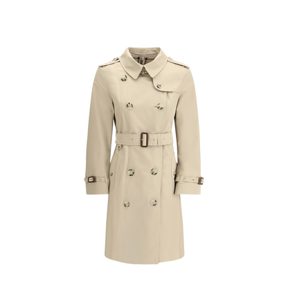 Chelsea Cotton Trench Coat - Beige - Image 1