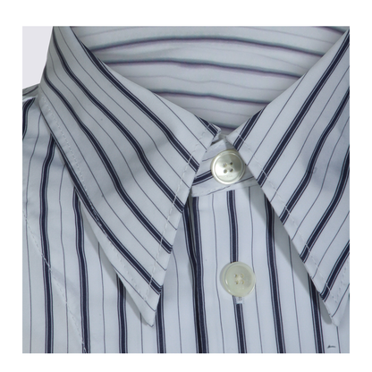 White Striped De Coeur Shirt - Image 8