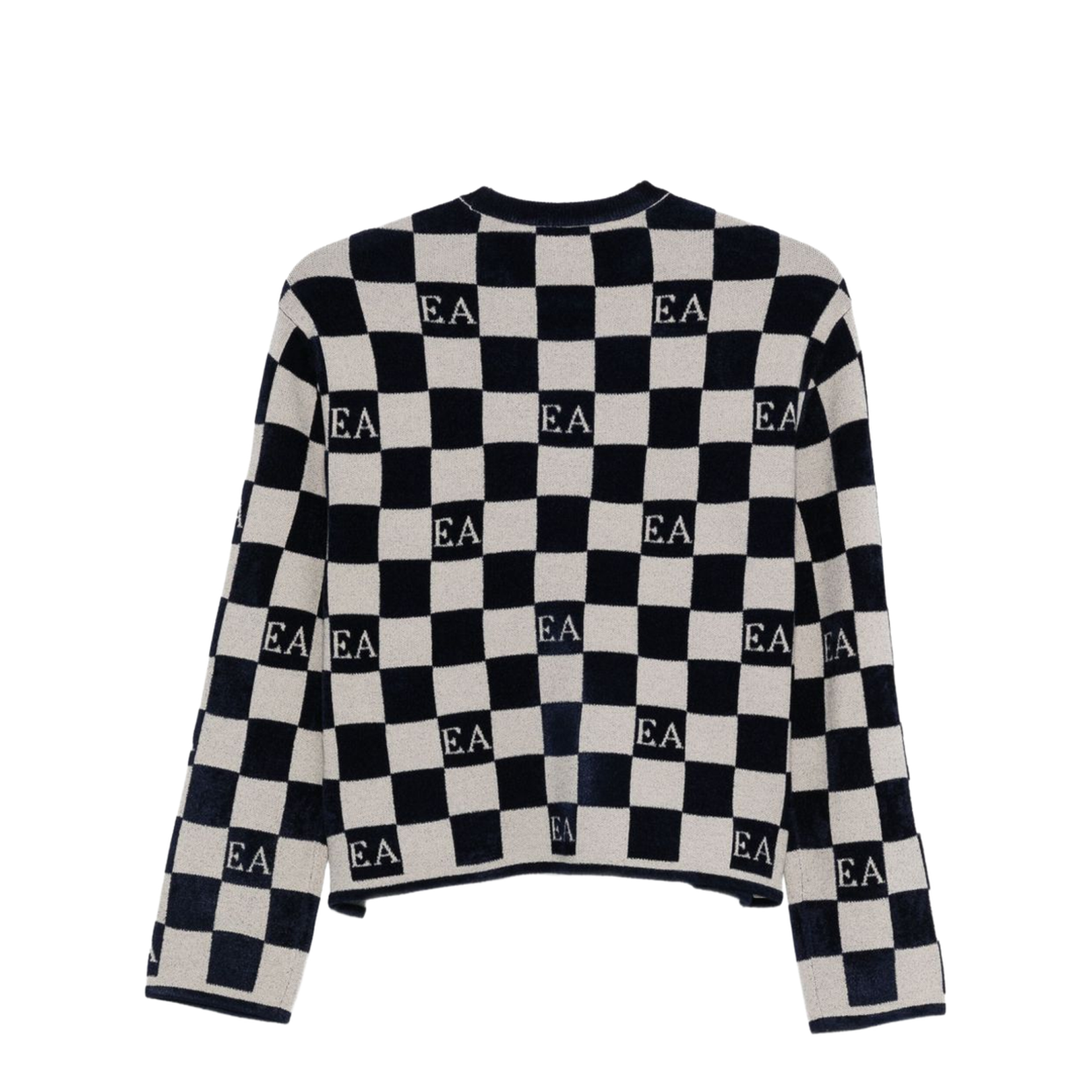 Check Crewneck Sweater - Image 2