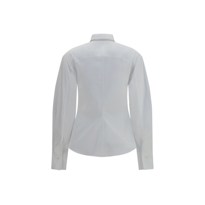 Cotton Blend Shirt with Tie - Image 2