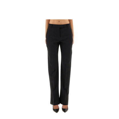 Wool Gabardine Tailored Pants - Image 1