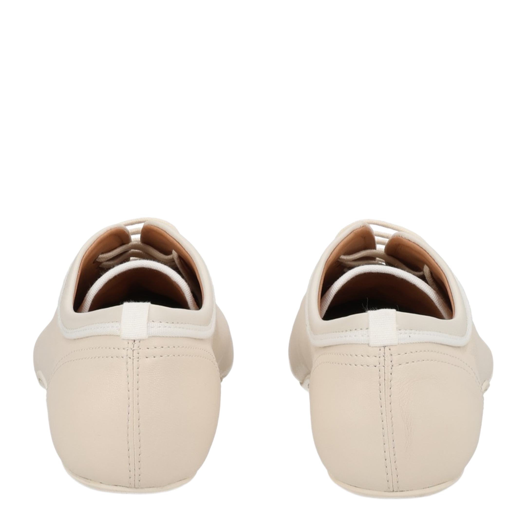 Ballerina Sneakers In Leather - Image 4