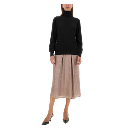 MIDI SKIRT BEIGE - Image 4