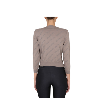 Logo Cotton Cardigan - Image 3