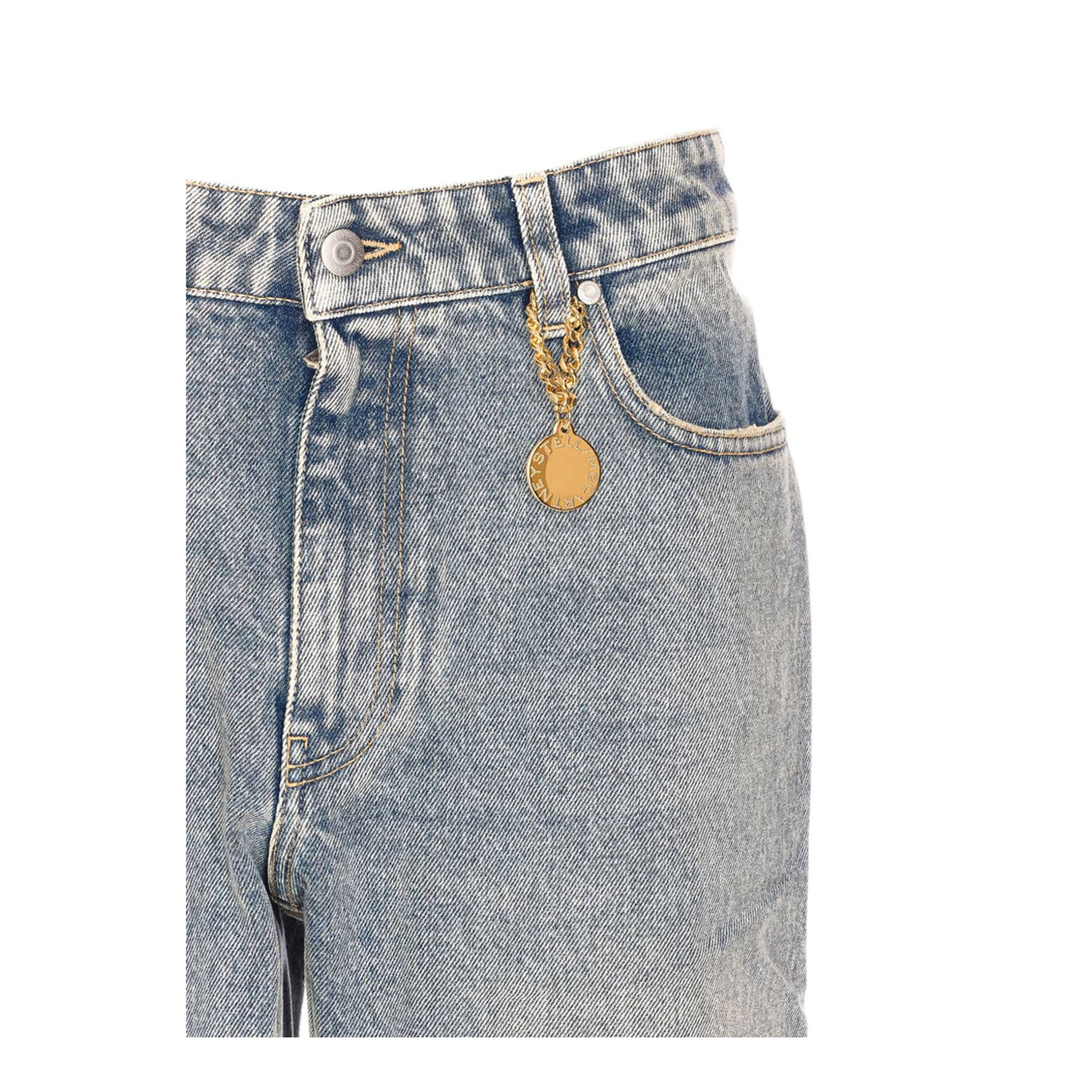 Mid Blue Vintage Wash Bootcut Jeans - Image 3