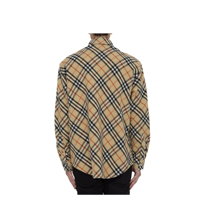 Check Wool Shirt - Image 4