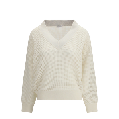 Cashmere Net Sweater - Image 1