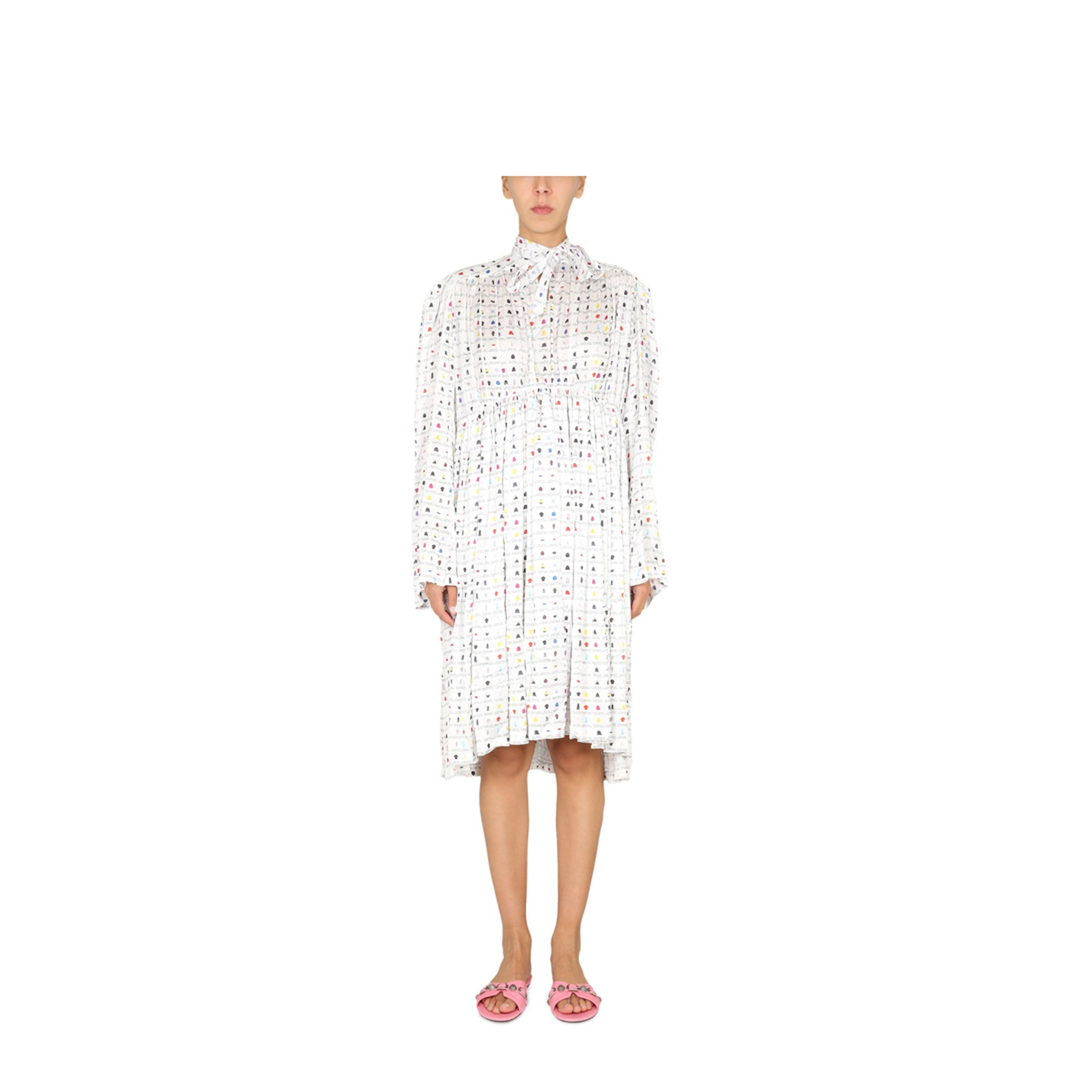 Paper Crush Floral Dress - Image 1