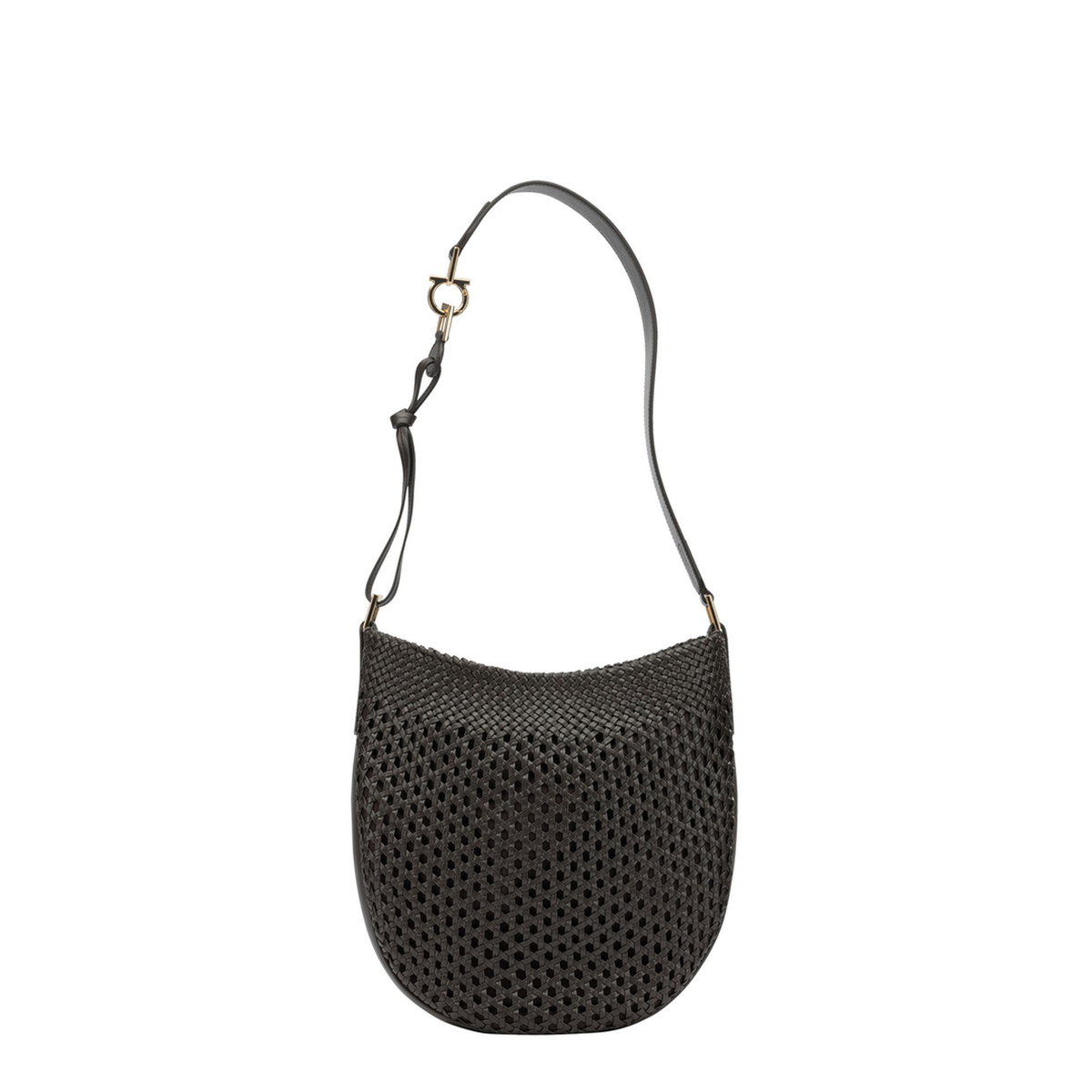 Hobo Smile Medium Shoulder Bags - Testa di Moro - Image 1