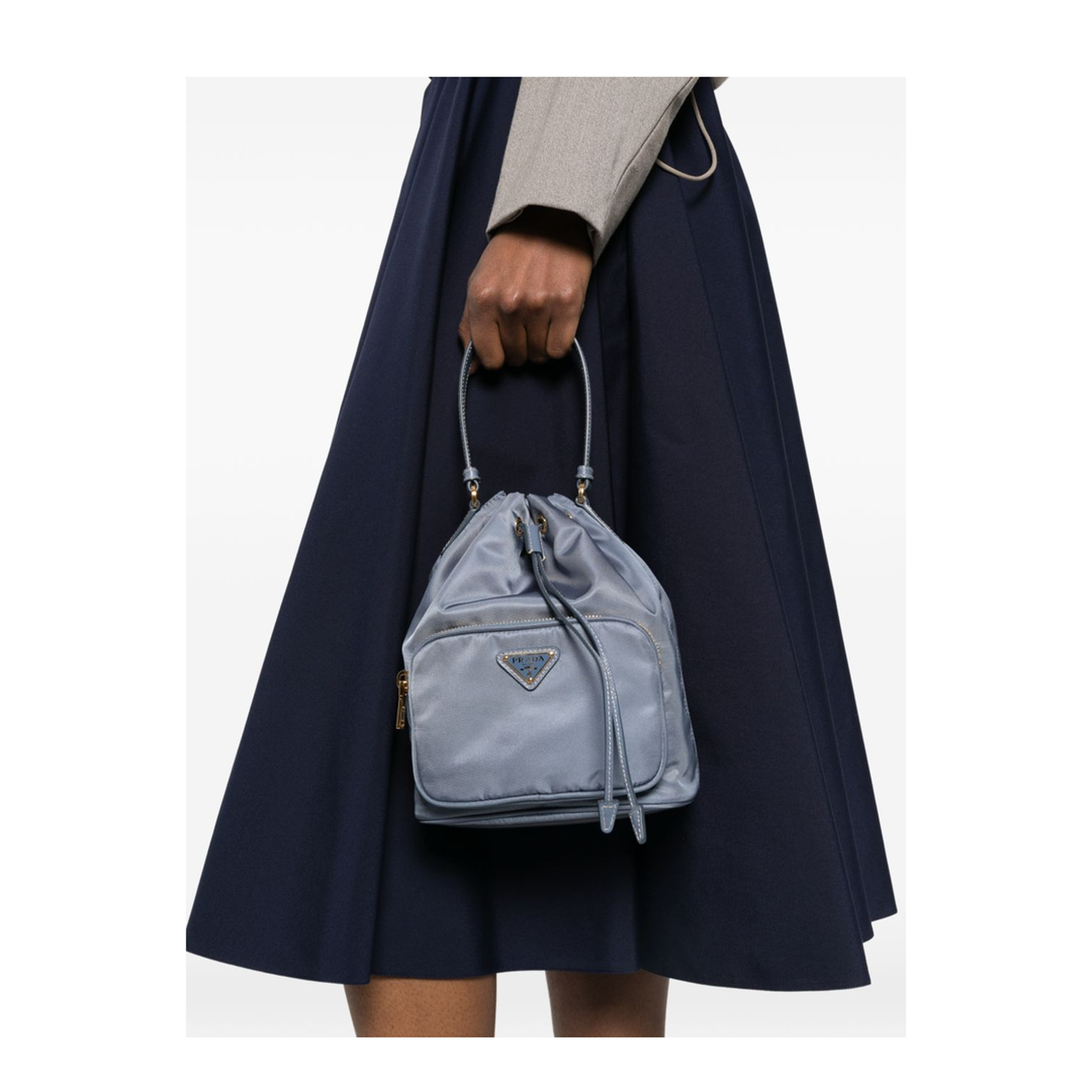 Duet Re-Nylon Bucket Bag - Aviation Blue - Image 4