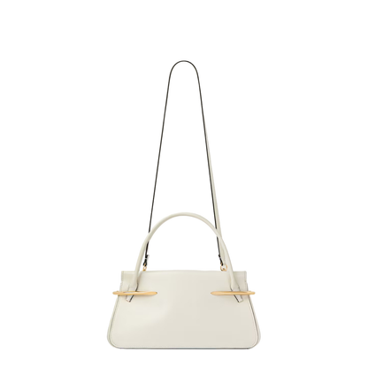 Pinch Medium Hand Bag Leather Ivory - Image 5