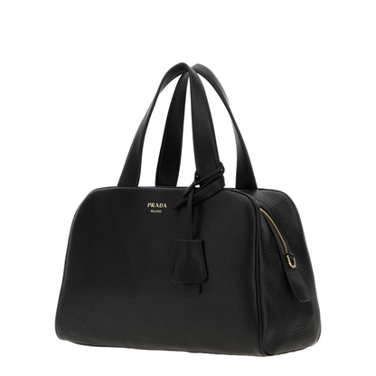 Black Leather Handbag - Image 2