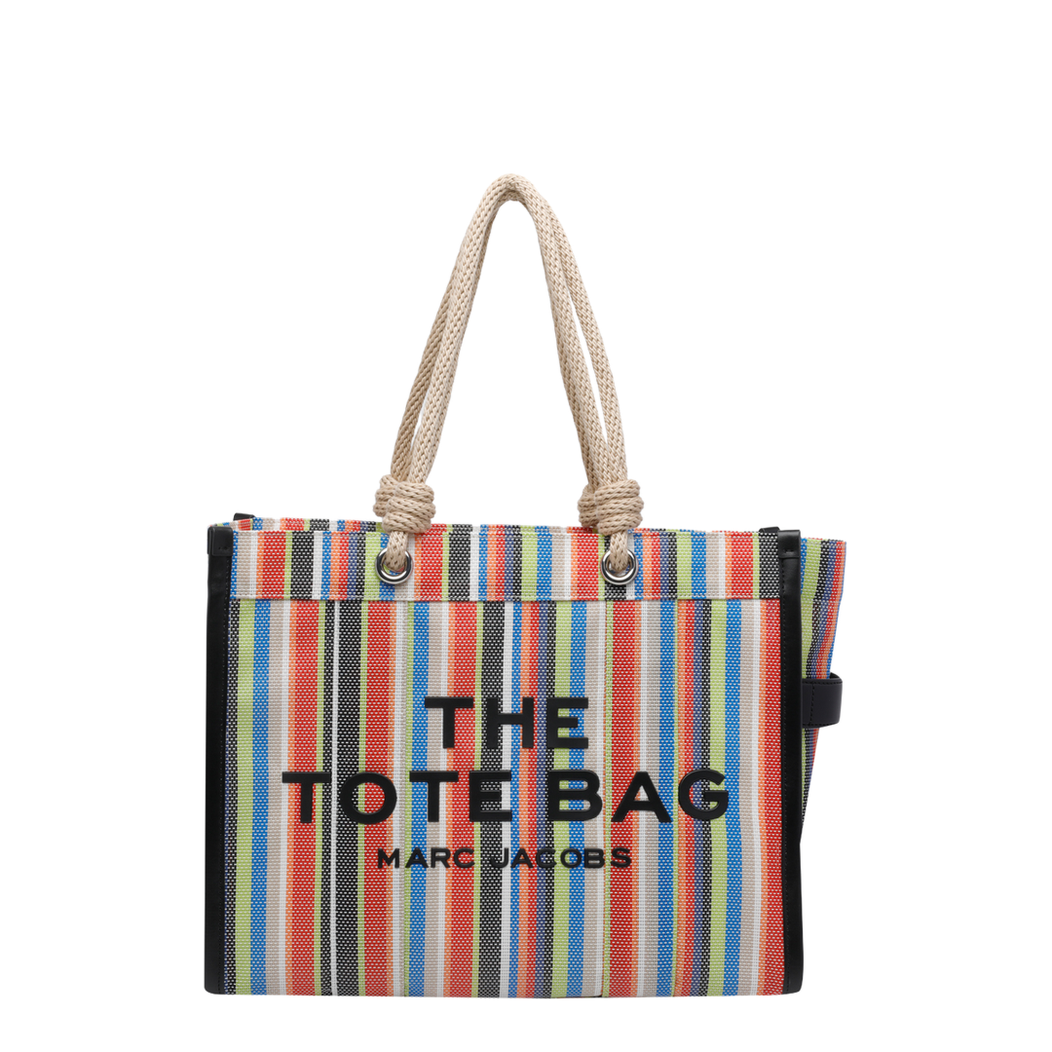 Large Mesh Tote Bag - Red Multi - Image 4