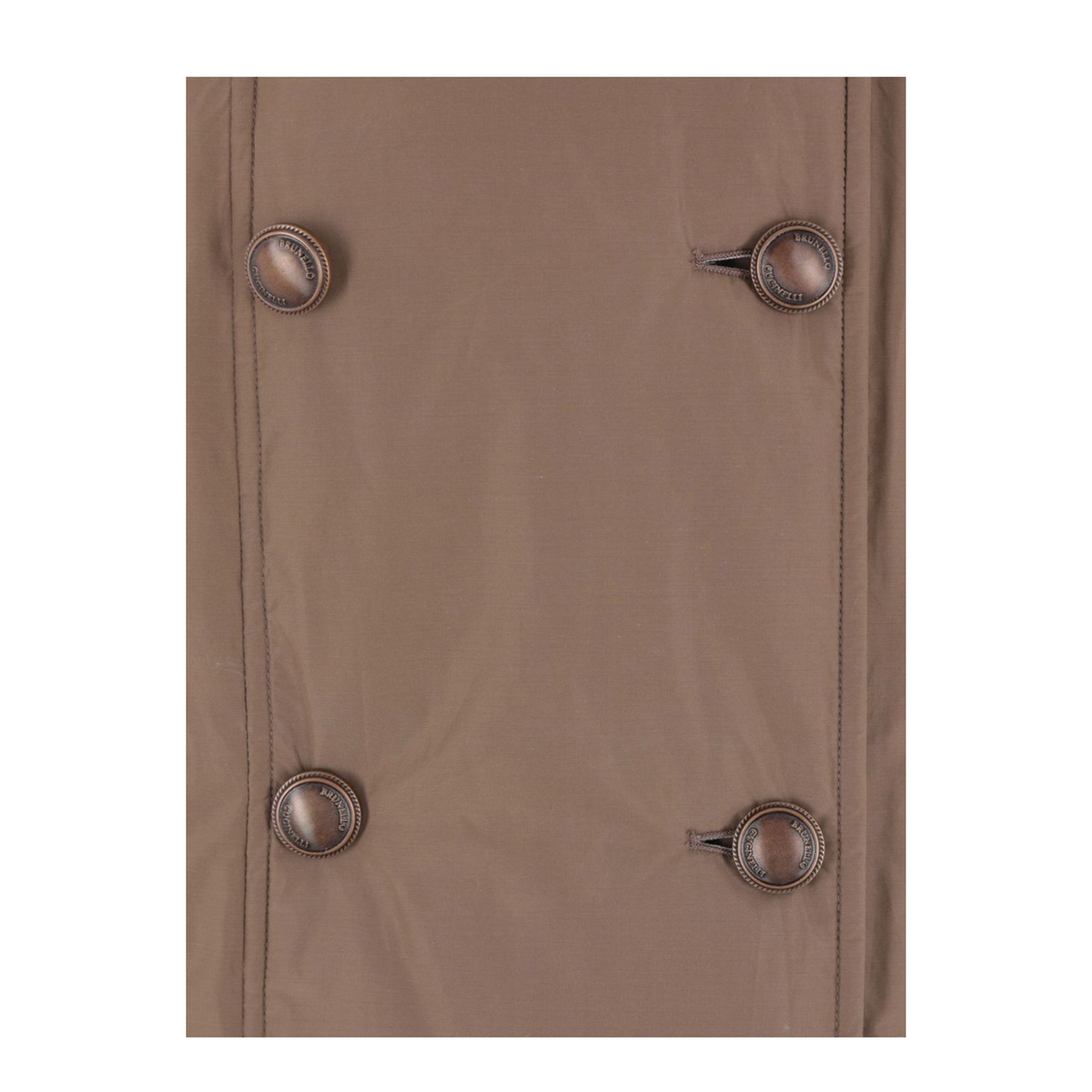 Brown Double-Breasted Coat - Image 2