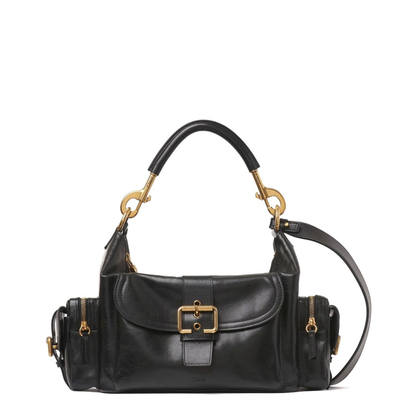 Shiny Leather Camera Bag - Image 1