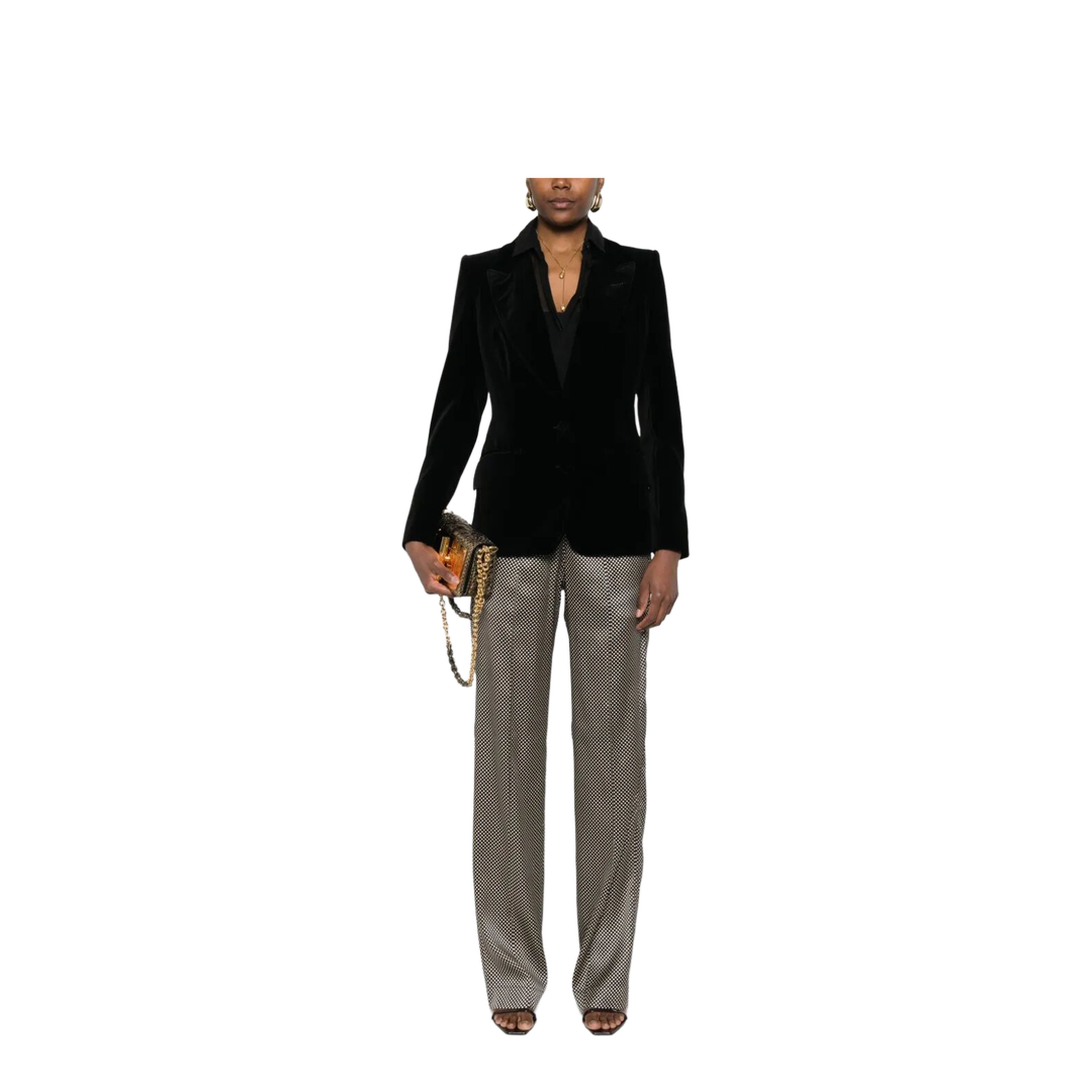 Polka Dot Signature Silk PJ Pants - Image 2