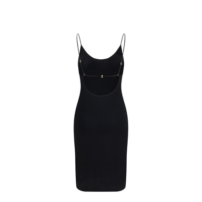 Cassandre Open-Back Ribbed-Knit Dress - Image 2