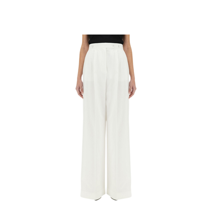 Pleated Pants - White - Image 1